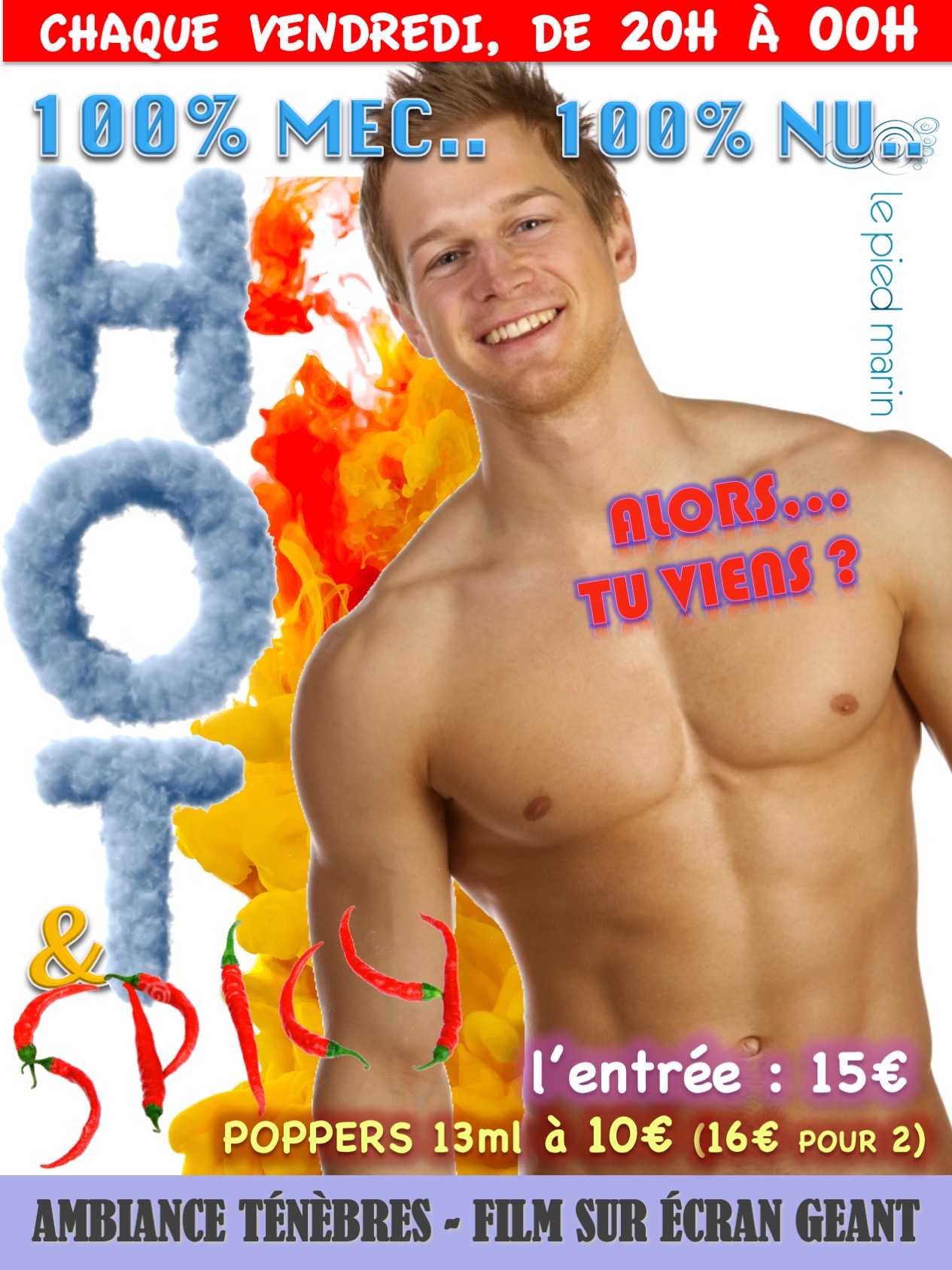 100% mec 14h-21h (jusqu'à minuit le vendredi)