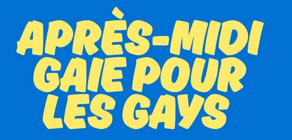 Après-midi gaie pour les gays