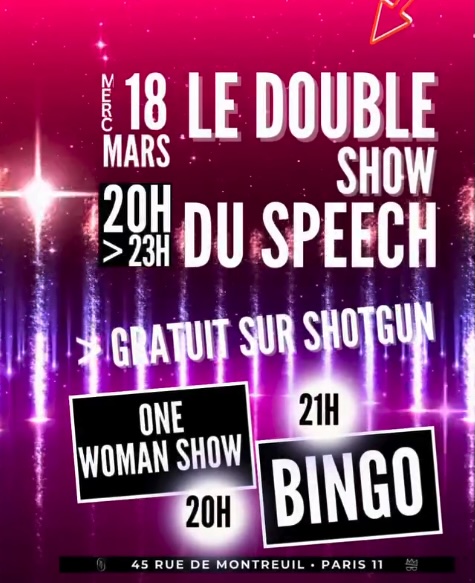 Bingo drag & one woman show