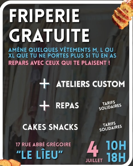 Friperie gratuite