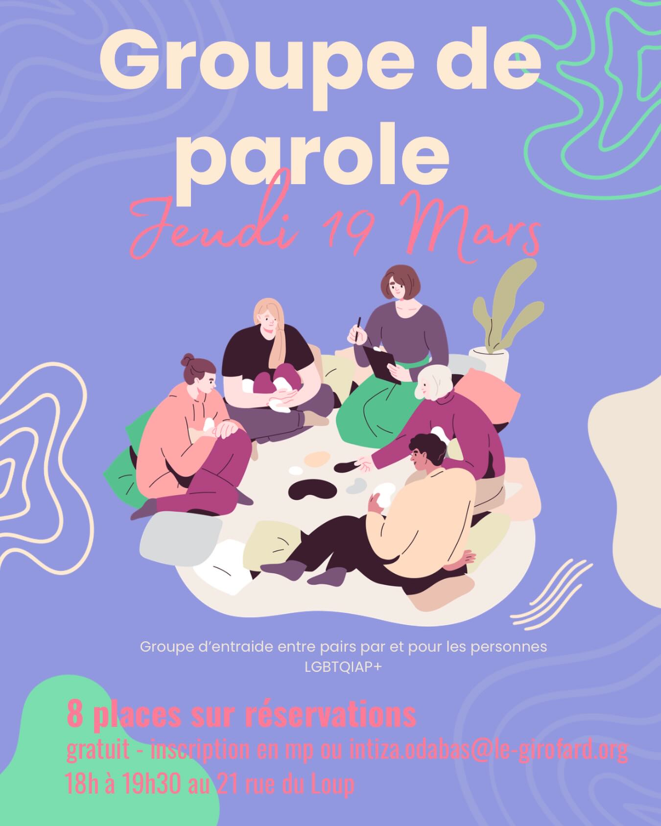 Groupe de parole LGBTQIA+