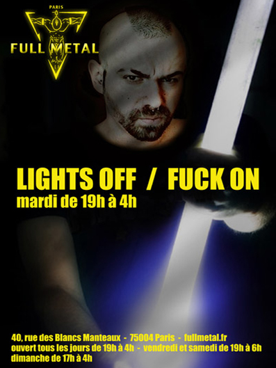 Lights off fuck on