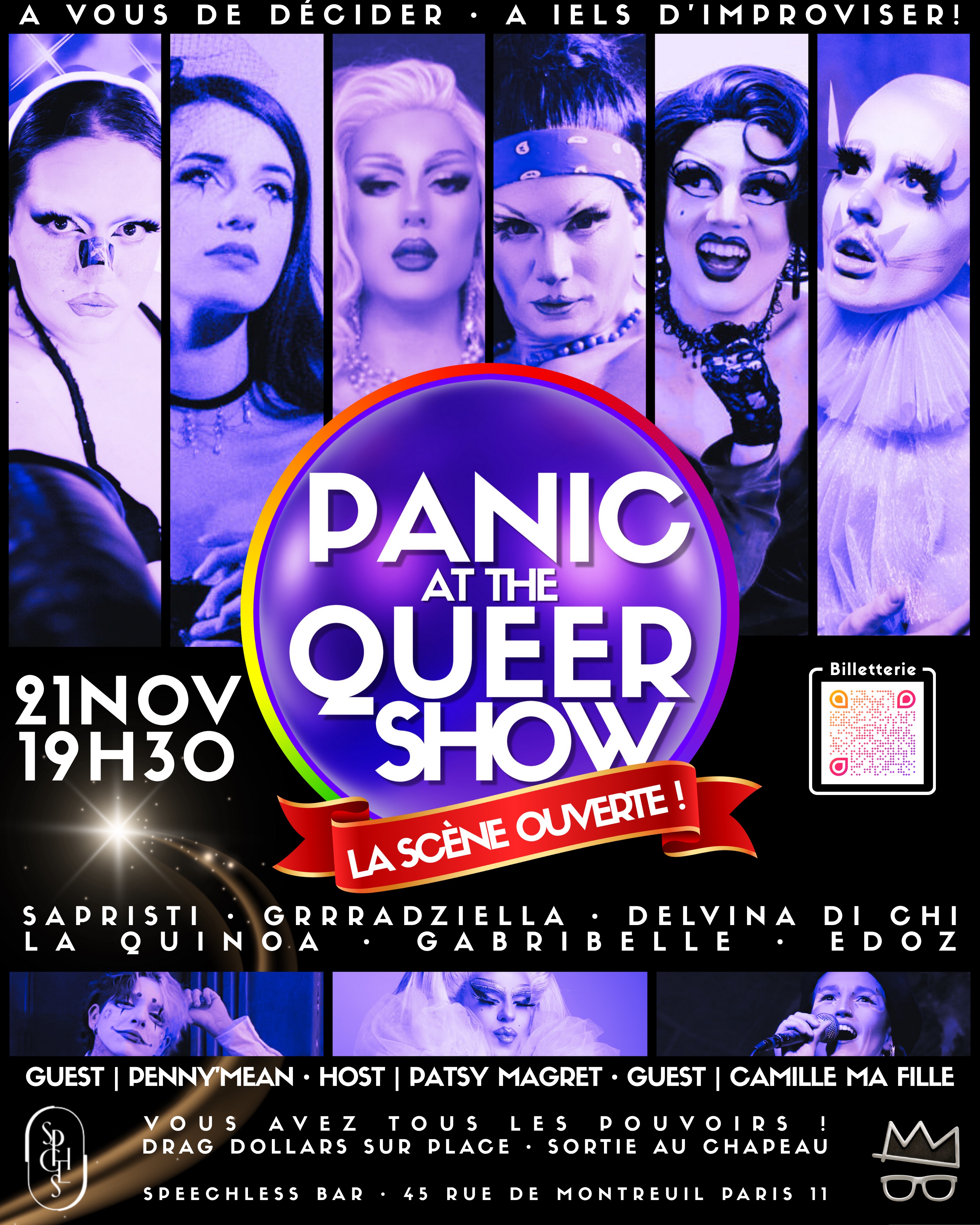 Panic at the queer show
