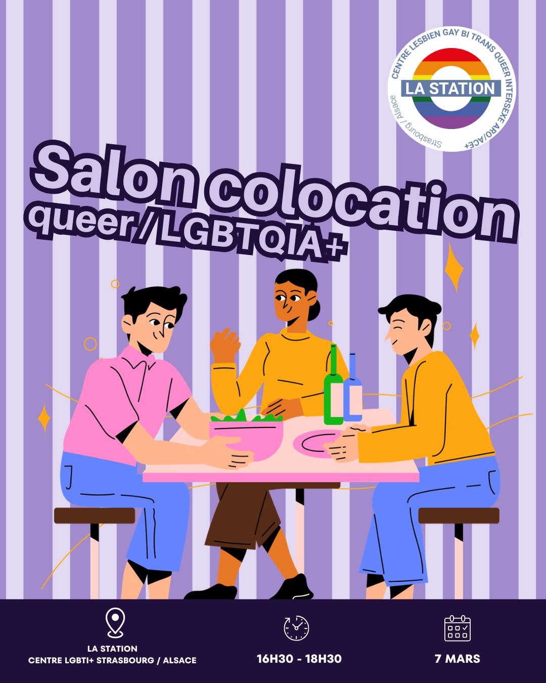 Salon colocation queer
