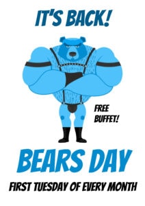 Sauna/cruising - bears Day
