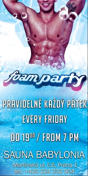 Sauna/cruising - foam party dès 19h