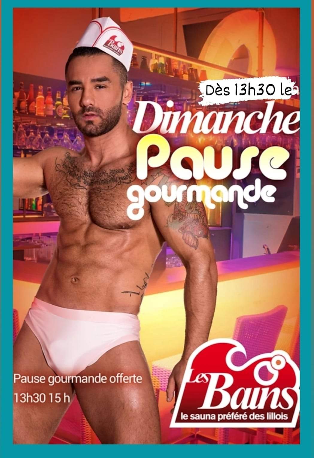 Sauna/cruising - pause gourmande