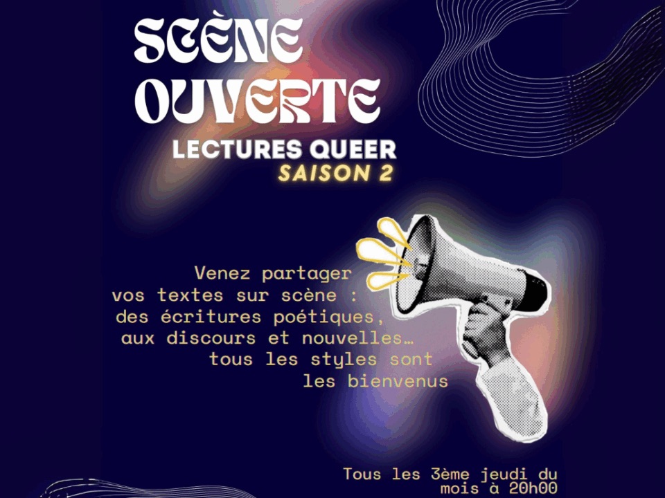 Scène ouverte de lectures queer