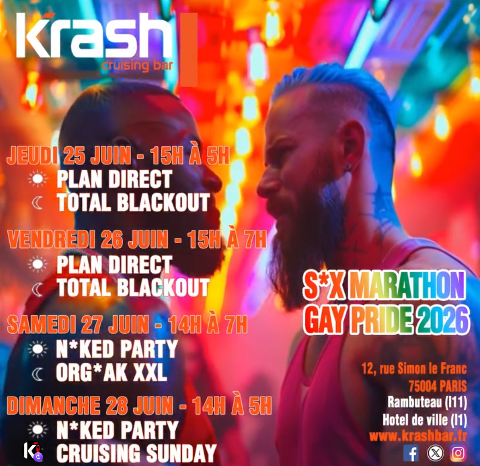Sex Marathon Gay Pride - Total Blackout