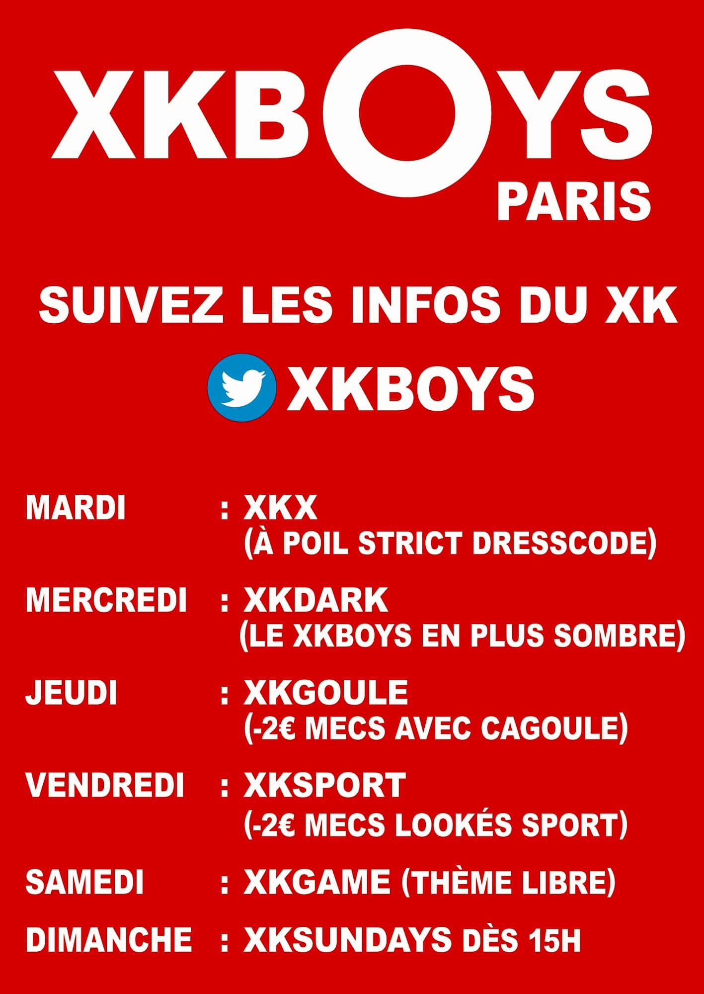 XKX à poil obligatoire